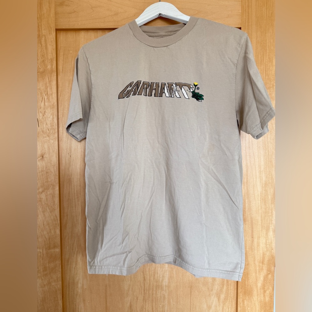 Carhartt Tan Men's Work in Progress WIP T-Shirt